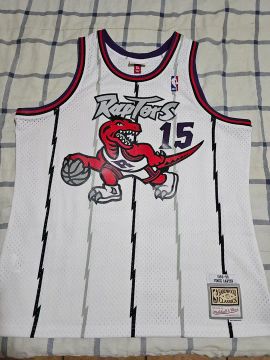 Regata Mitchell & Ness Home Swingman Jersey Toronto Raptors 1998-99 Vince Carter Branca