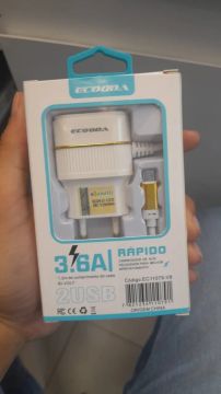 ATACADO CARREGADOR DE CELULAR ECOODA V8