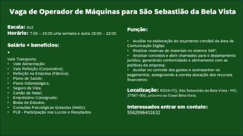 OPERADOR DE MÁQUINAS SBV