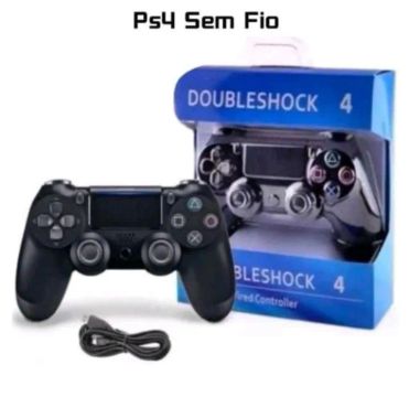 Controle de PS4 Preto 