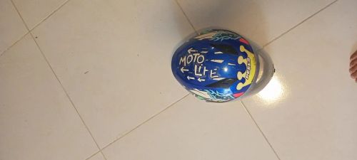 Capacete Moto Life Peels - Azul