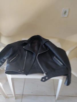 Jaqueta de Couro Motociclista