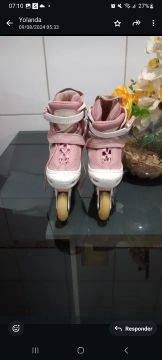 Patins Inline Oxer Rosa - Tamanho 36