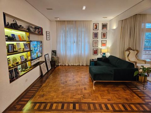 Higienópolis clássico. Apto com 3 quartos e 190m2