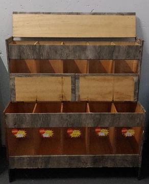 Dispenser de Madeira para Loja