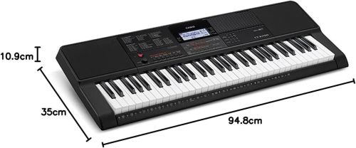 Teclado Musical Casio CT-X700 61 Teclas, 600 timbres e 48 notas de polifonia - Bivolt<br>