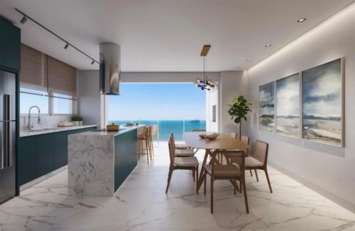Apartamento alto padrão vista mar em Balneário Piçarras 