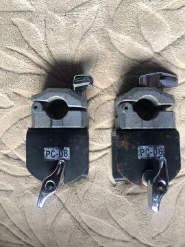 2 Clamps Para Rack Pearl PC-8 para Rack DR-80