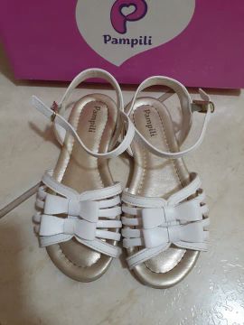 Sandálias Pampili para Menina - Tamanho 27 branca  25