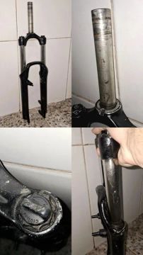 Suspensão rst dirt 130mm ler descrição 