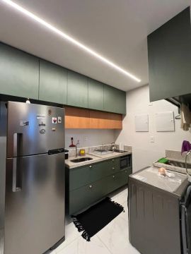 Alugo apartamento em andar alto com vista mar todo mobiliado no Sky Hao