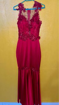 Vestido de Festa Longo Vermelho