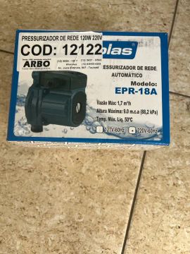Pressurizador de Rede Automático EPR-18A - 120W 220V