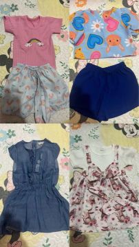 Lote de roupas menina 