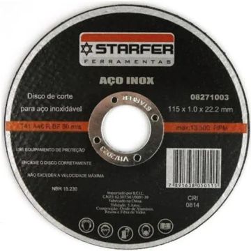 Disco de corte 5 (5x 3/32 x 7/8) para ferro