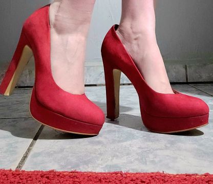 Salto renner vermelho 