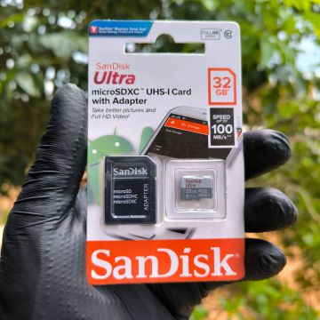 Cartão de Memória Sandisk Ultra 32GB microSDcom adaptador