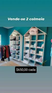 Vendo móveis para loja
