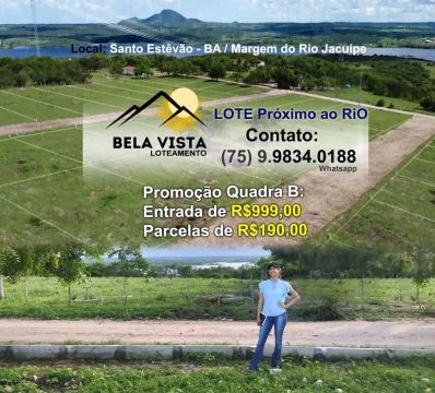 Terreno à Venda - R$800 + Parcelas A partir de R$160, Acesso ao Rio - 1.000m2