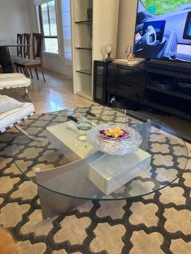 Mesa de Centro de Vidro