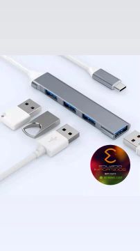 Hub USB tipoC com 4 portas 3.0 5.0gbps