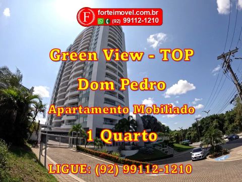 Apartamento ZERO no Green View 100% Mobiliado 1 Quarto
