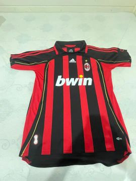 Camisa Milan 2006/07, bordado