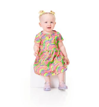 Vestido Bebê Menina - Frutinhas