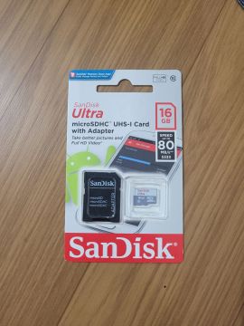 Cartão de Memória SanDisk Ultra 16GB microSDHC