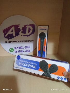 Microfone Profissional para Palco Invas