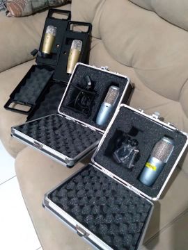 Microfones condensadores 