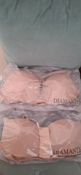 Sutiã Nude Diamante - Novo