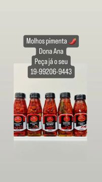 Molhos de Pimentas Dona Ana 