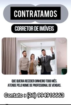  Imobiliária Contrata se Corretores de imóveis em Campo grande!