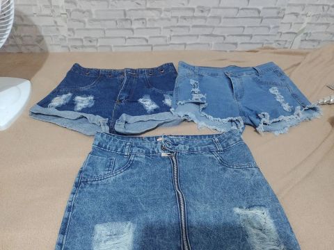 Shorts Jeans Destroyed - TAM  40 e 44