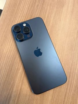 iPhone 15 Pro Max - 512GB Azul Titanium, Impecável 