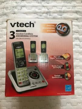 telefone sem fio handset cordless vtech cs6629-3