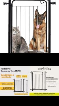 Portão Pet Extensível - Segurança e praticidade para seu Pet!
