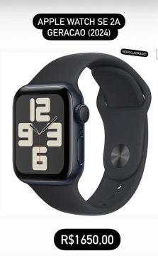 Apple Watch SE 2a Geração (2024) - Novo e Lacrado