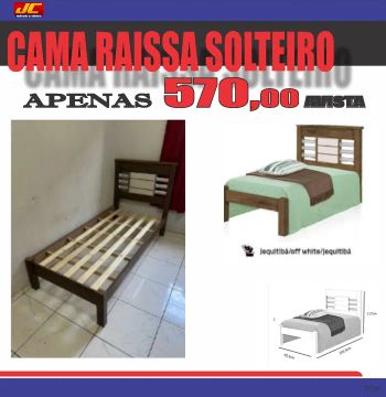 Cama Raissa Solteiro / 10
