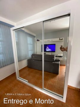 Guarda-roupa Espelhado ENTREGO E MONTO 