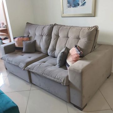Sofá para Sala de TV 4 lugares com 2,20m