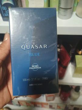 Perfume Quasar Blue 100ml - O Boticário. Retirada Samambaia Sul 