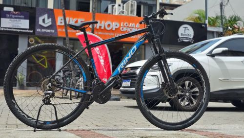 Bicicleta Rinno aro 29 Alumínio Cassete e Freio Hidráulico Usada 12x R$120,00