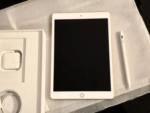 iPad 7ª geração (2019) Gold 32GB + caneta + capa