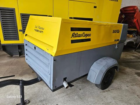 COMPRESSOR PORTÁTIL A DIESEL ATLAS COPCO XAS 137 ANO 2009