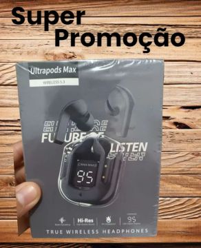 Ultrapods Max - Fones de Ouvido Bluetooth com Display Digital