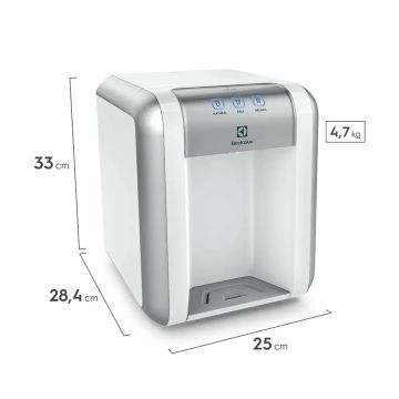 Purificador Electrolux Eletrônico Compacto Efficient Painel Digital Bivolt
