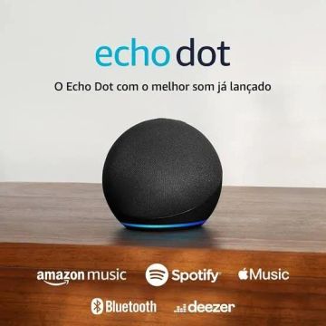 Alexa Echo Dot - Nova 5 geração- Última Geração 