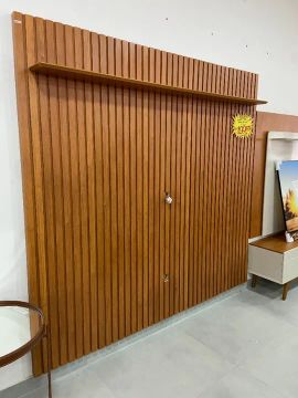 Painel Ripado 2,30 x 2,20 com Ripas 100% MDF - Sofisticação para Seu Ambiente!
